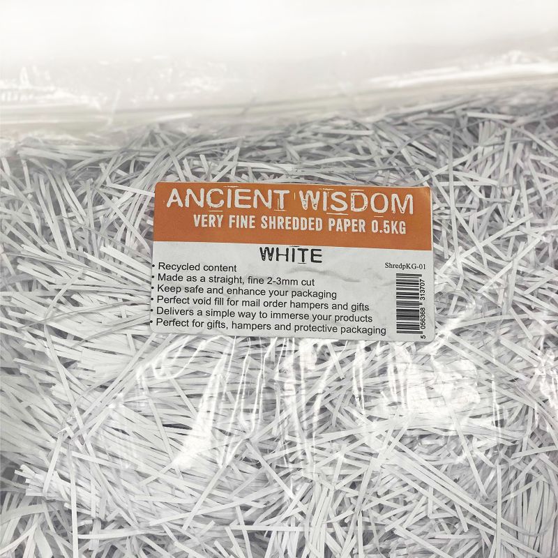 Very Fine Shredded paper - White 0.5kg