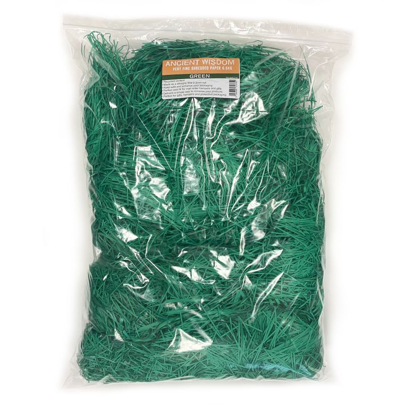 Very Fine Shredded paper - Green 0.5kg