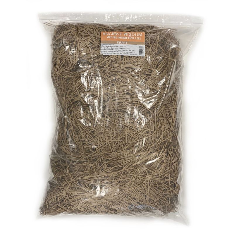 Very Fine Shredded paper - Kraft 0.5kg