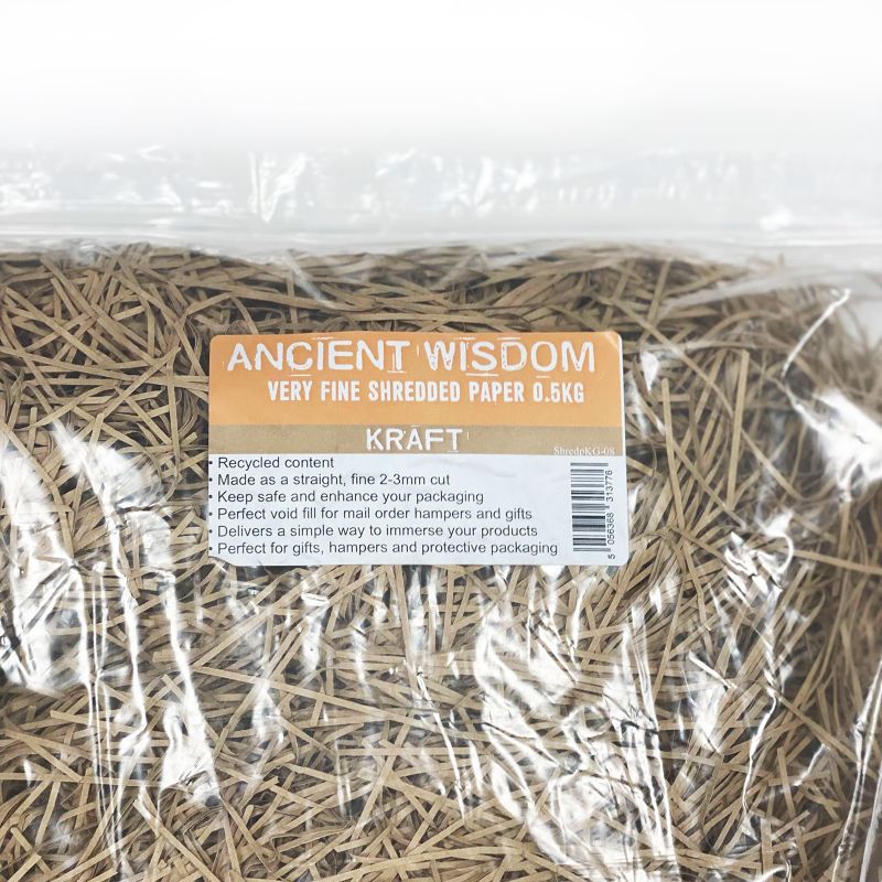 Very Fine Shredded paper - Kraft 0.5kg