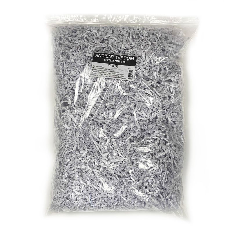 Shredded paper - White 1kg