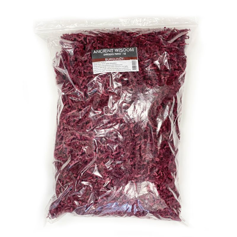 Shredded paper - Burgundy 1kg
