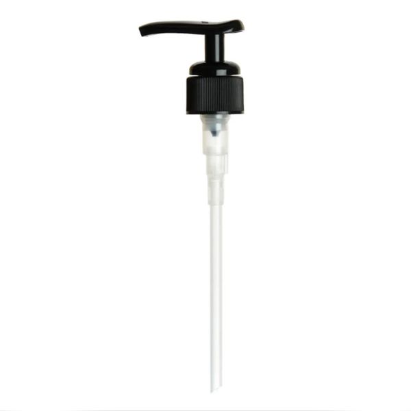 Pump Cap for Amber Boston Bottle 500ml (230ml & 500ml) - Black Plastic 28-410