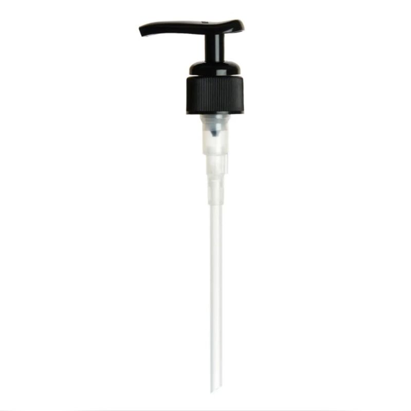 Pump Cap for Amber Boston Bottle 500ml (230ml & 500ml) - Black Plastic 28-410