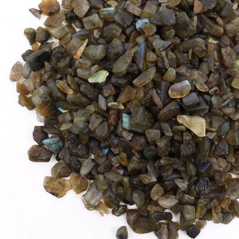 Labradorite Chips Gemstone Chips Bulk - 1KG