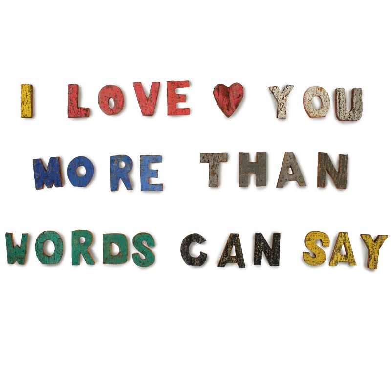 Colour Rustic Bark - I LOVE YOU MORE THAN WORDS CAN SAY (28)
