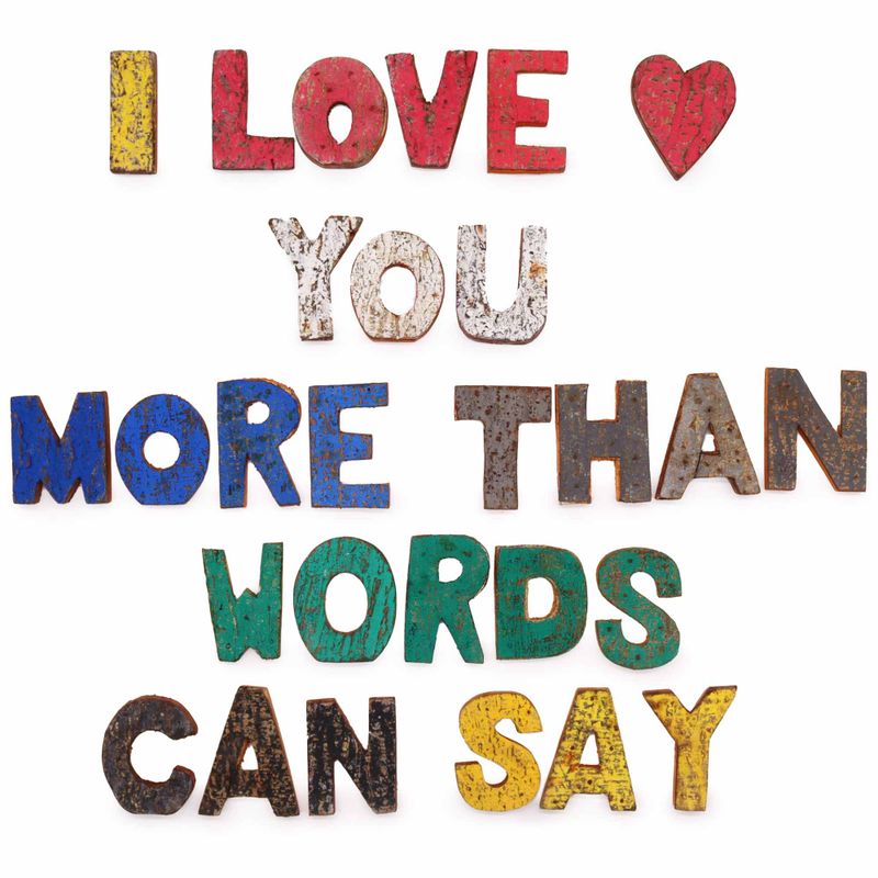 Colour Rustic Bark - I LOVE YOU MORE THAN WORDS CAN SAY (28)