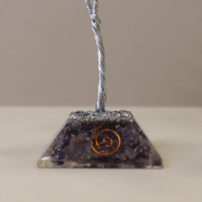 Gemstone Tree with Orgonite Base - 80 Stone - Amethyst