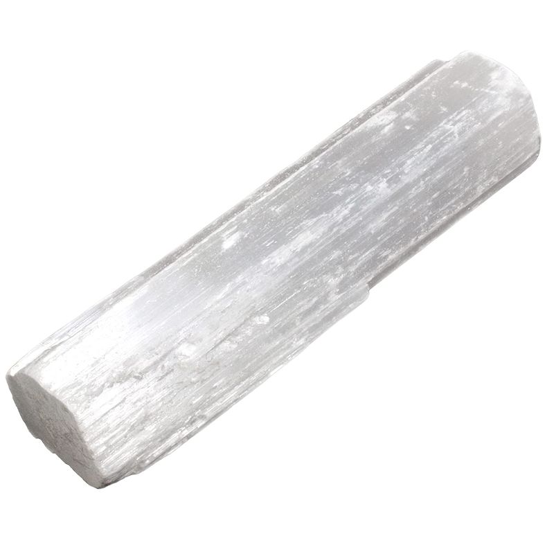 Selenite Stick Raw Crystal - Natural Stone 10 cm (4 Inch)