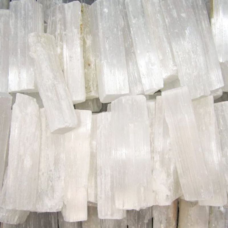 Selenite Stick Raw Crystal - Natural Stone 10 cm (4 Inch)