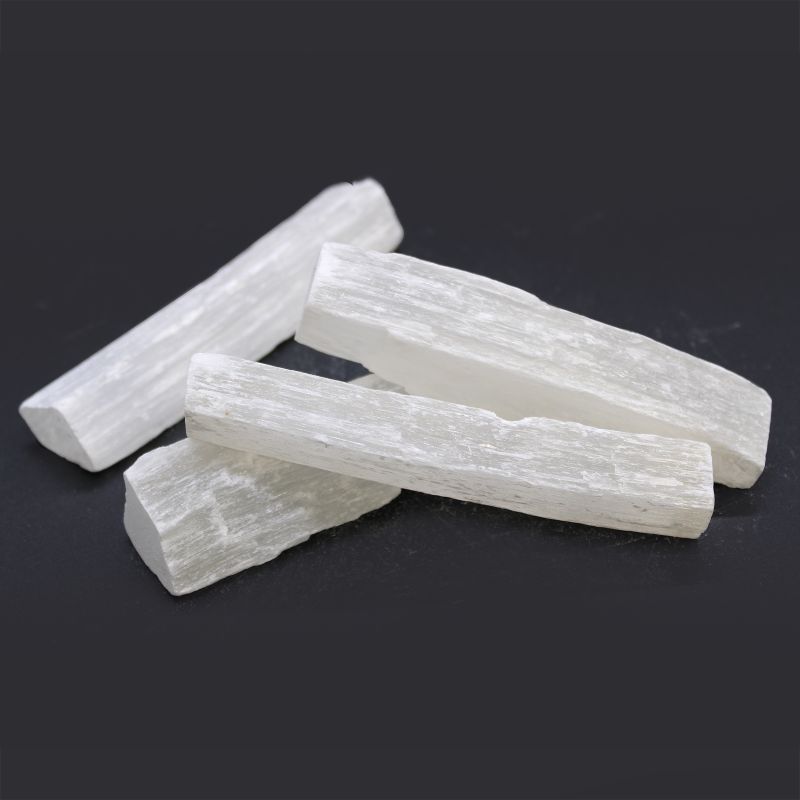 Selenite Stick Raw Crystal - Natural Stone 10 cm (4 Inch)