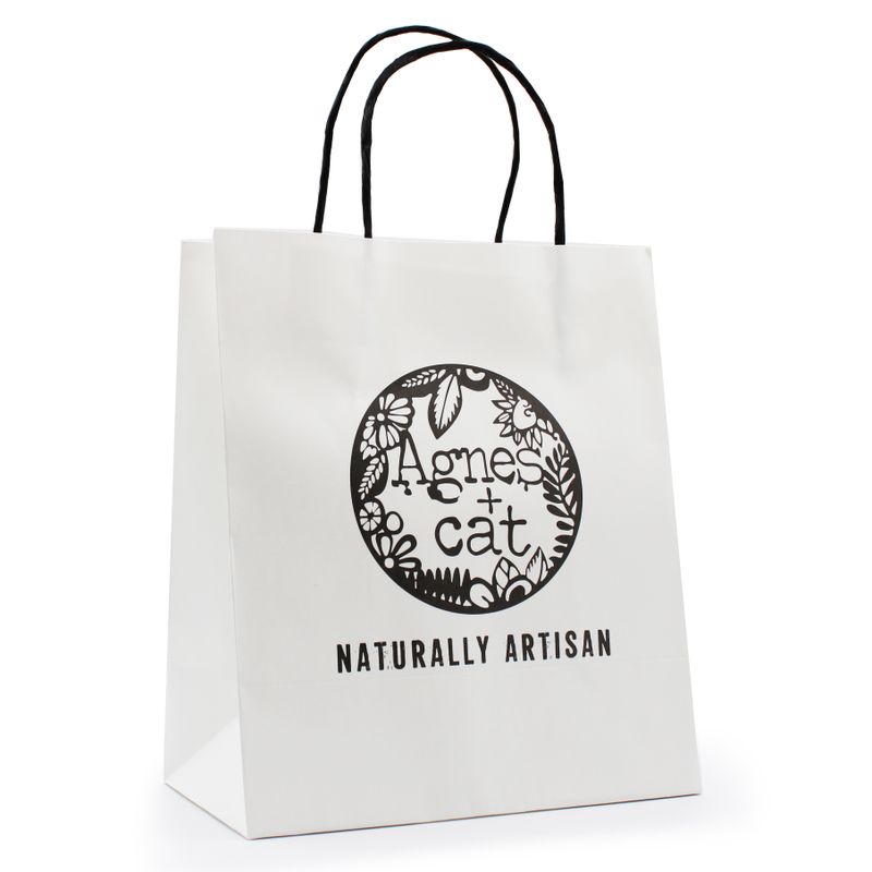 Small A&C Paper Carrier Bag 25x12x21.5cm