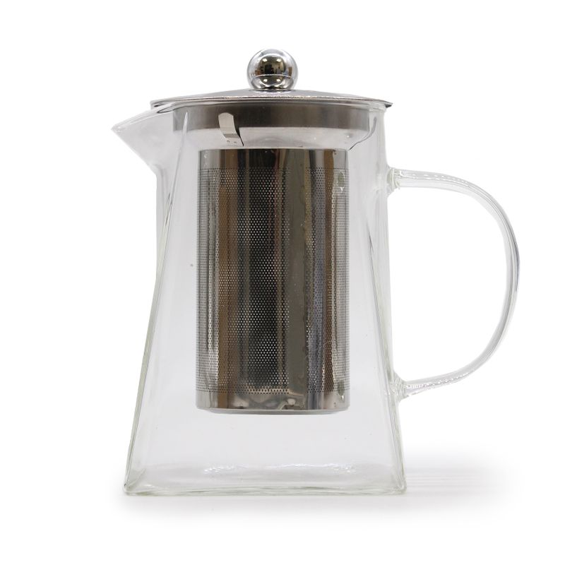 Glass Infuser Teapot - Tower Shape - 750ml - Gift Boxed