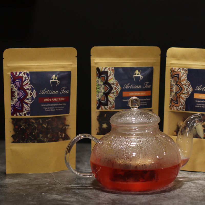 Glass Infuser Teapot - Round Pearl - 800ml - Gift Boxed