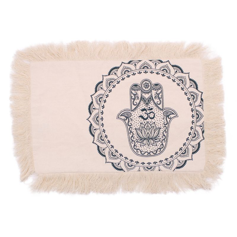 Hamsa Mandala Cushion Covers - 30x50cm - green