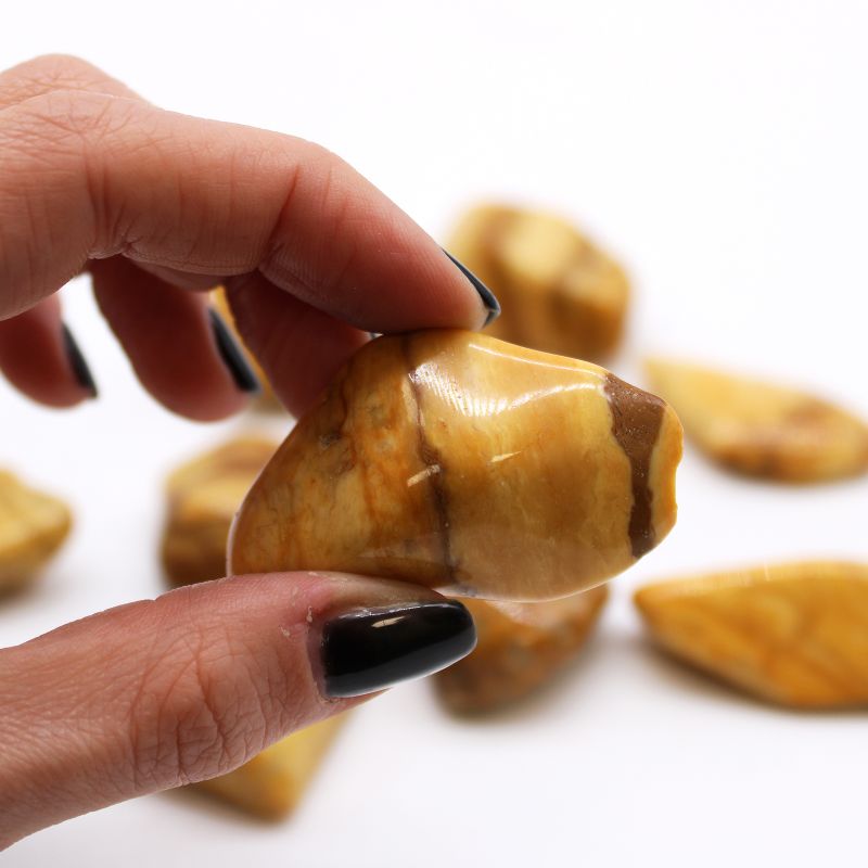 XL Tumble Stones - Jasper - Yellow