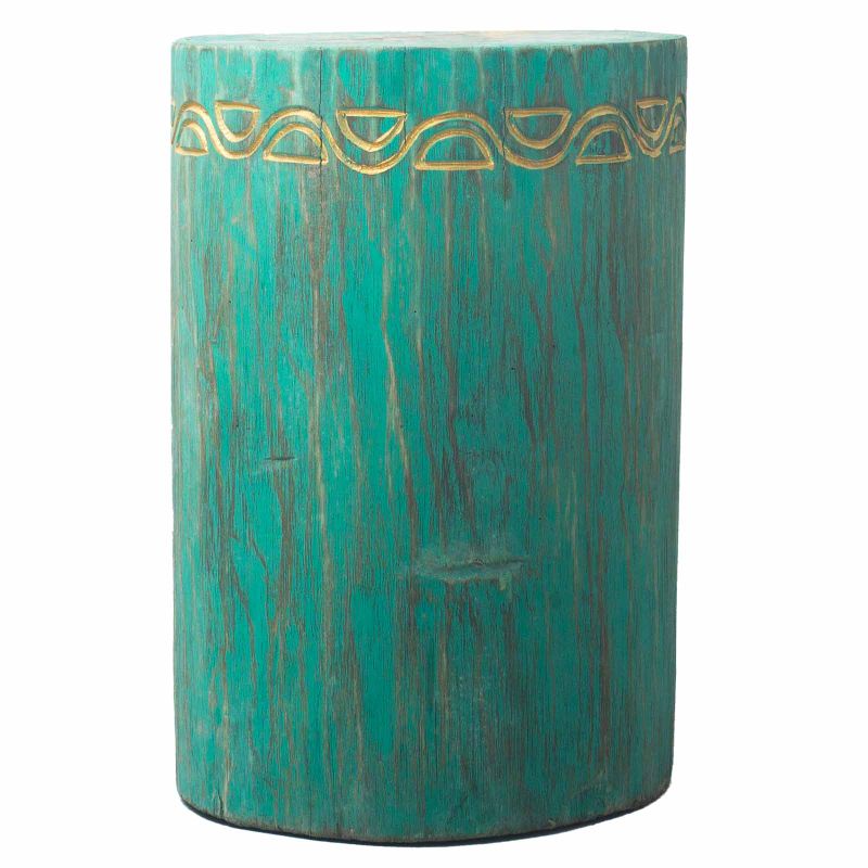 Tribal Plant Stand -  Albasia - Turquoise