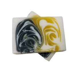 Handcrafted Soap Loaf 1.2kg - Day and Night - Yellow and Black