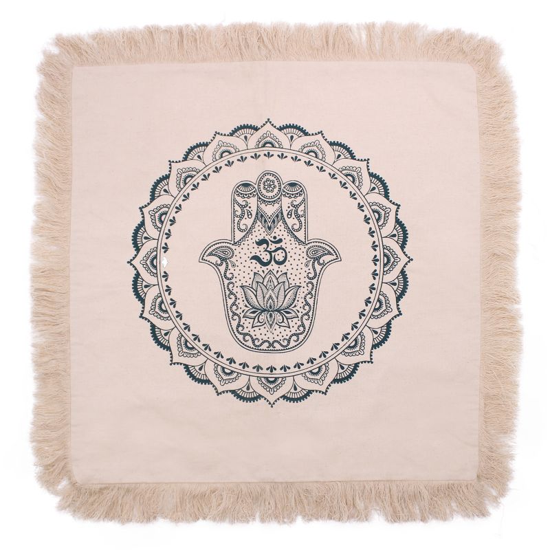 Hamsa Mandala Cushion Covers - 60x60cm - green