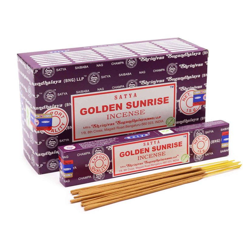 Satya Incense Sticks 15g - Golden Sunrise