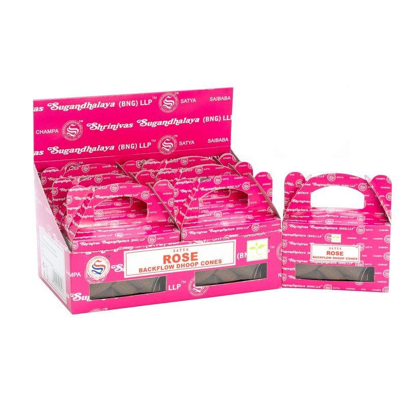 Satya Rose Backflow Dhoop Cone