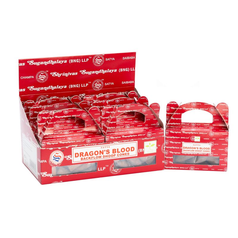 Satya Dragon's Blood Backflow Dhoop Cone