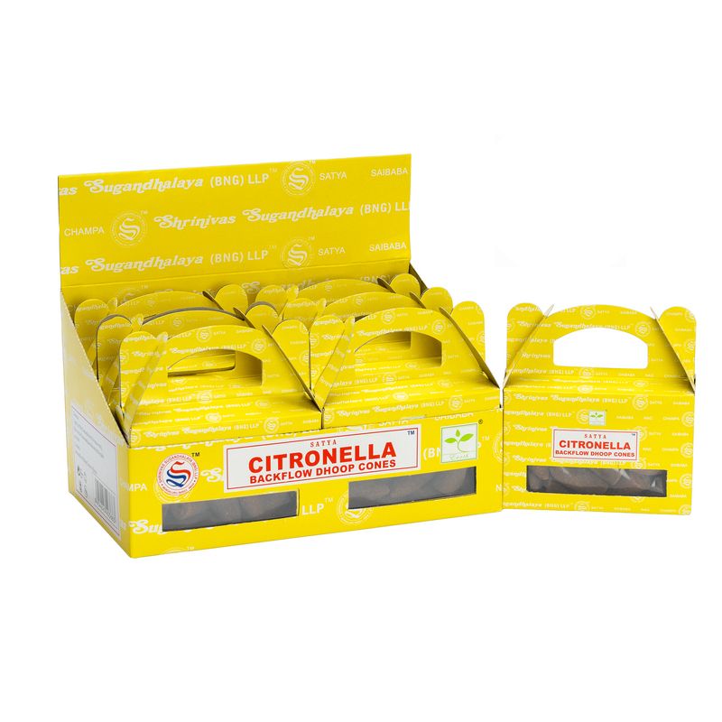 Satya Citronella Backflow Dhoop Cone