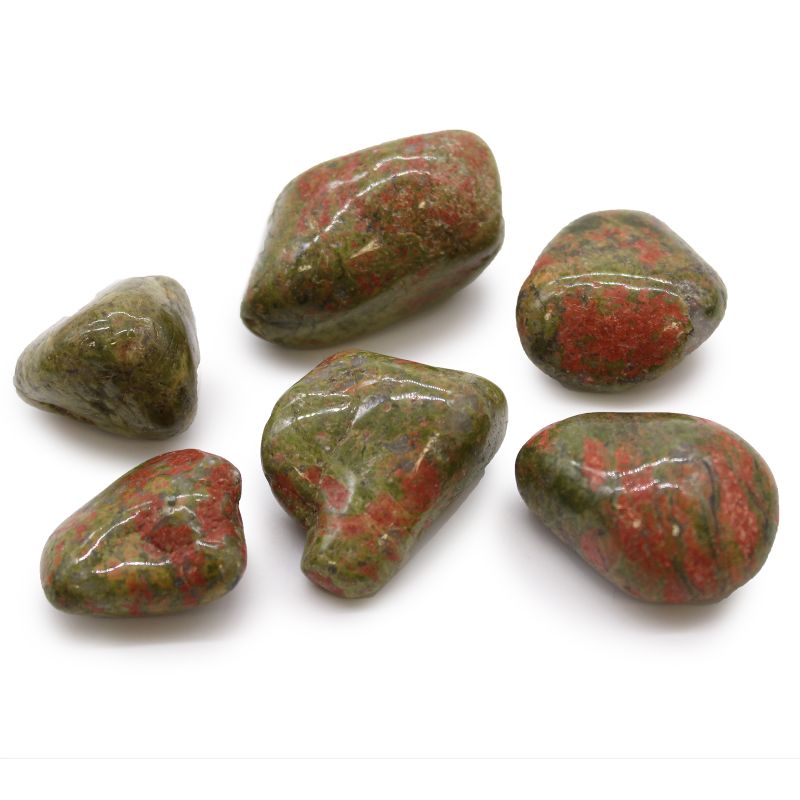 Large African Tumble Stone - Unakite