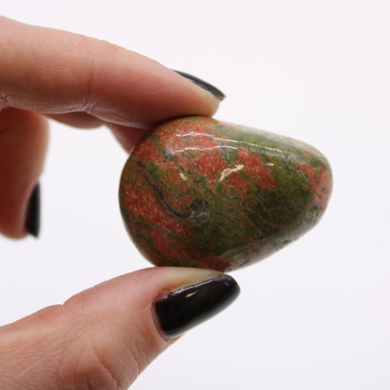 Large African Tumble Stone - Unakite