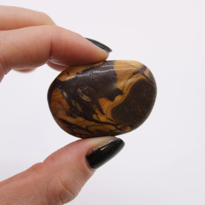 Large African Tumble Stone - Picture Nguni