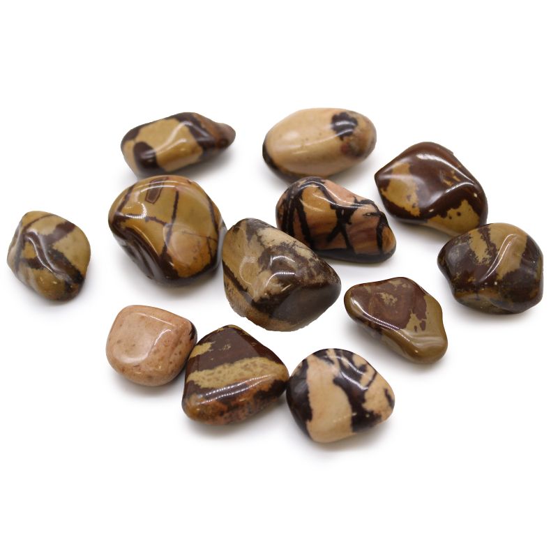 Medium African Tumble Stone - Jasper Nguni
