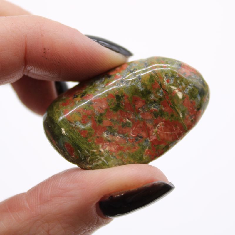 Medium African Tumble Stone - Unakite