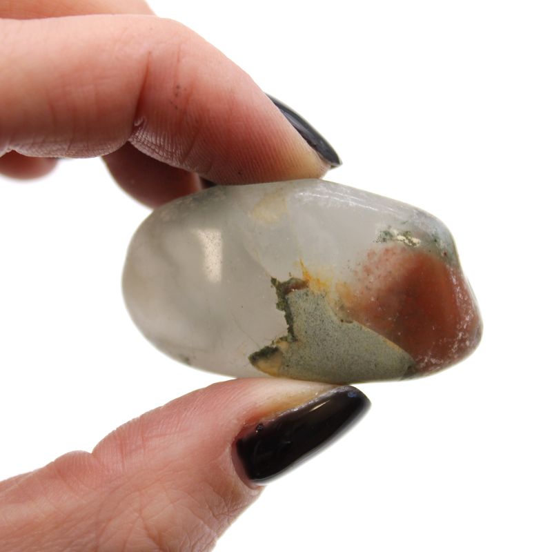 Medium African Tumble Stone - Bloodstone - Sephtonite