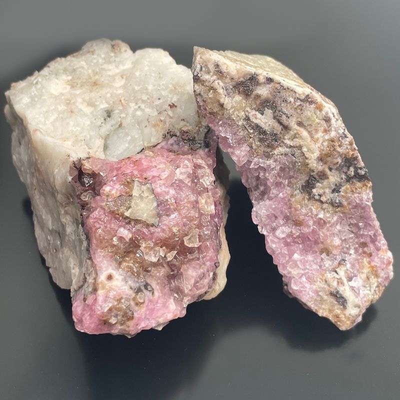 Mineral Specimens - Cobalt Calcite (in-between 07-27 pieces)