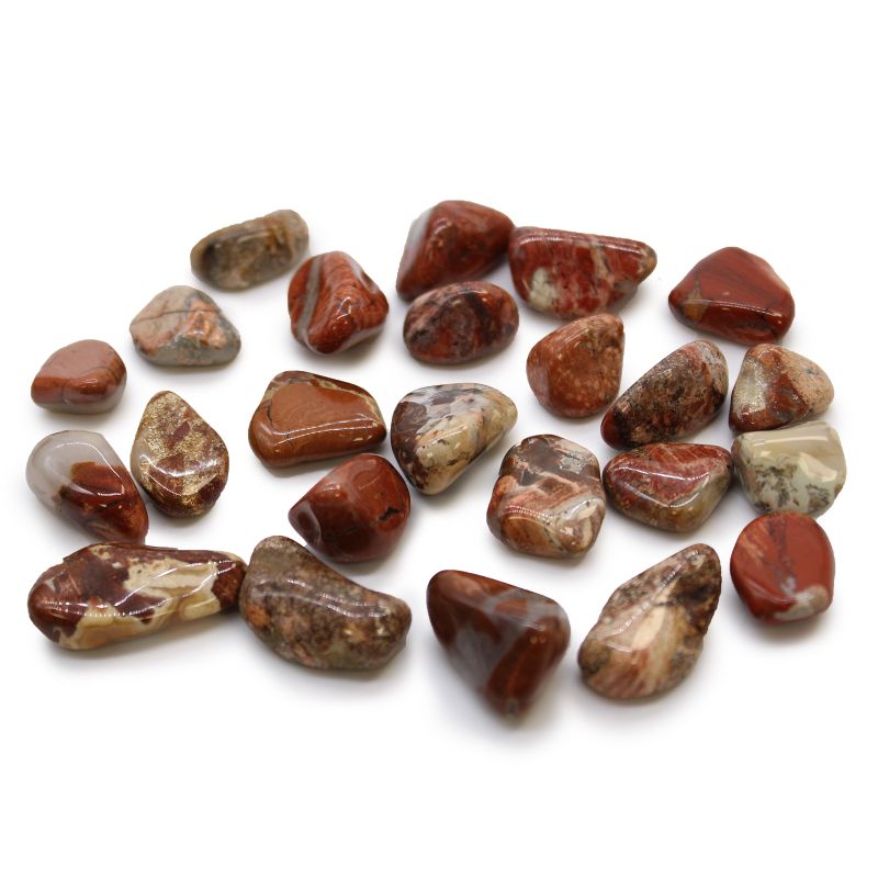 Small African Tumble Stone - Light Jasper - Brecciated