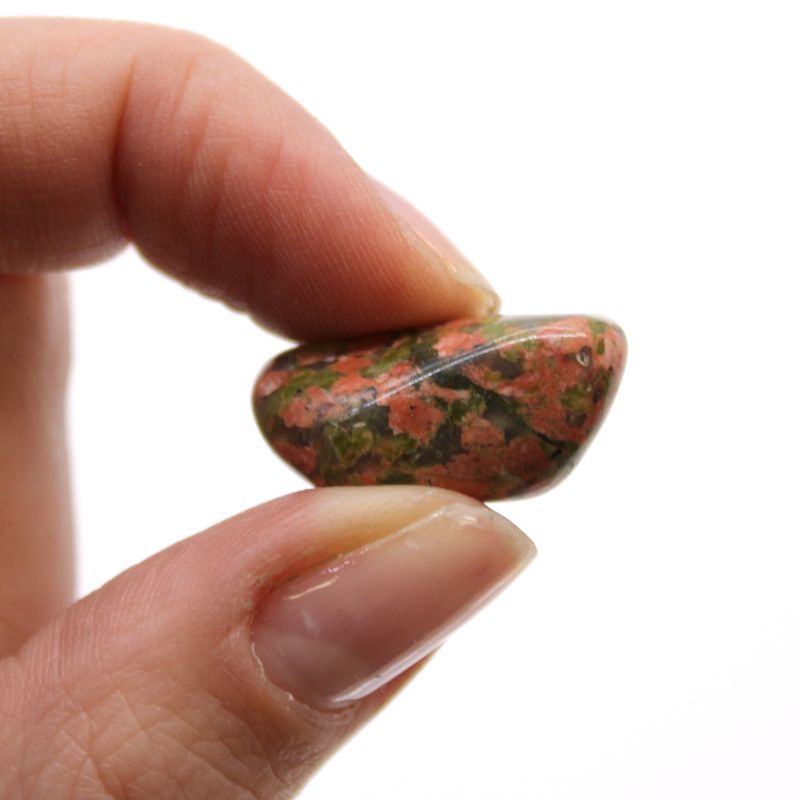 Small African Tumble Stone - Unakite
