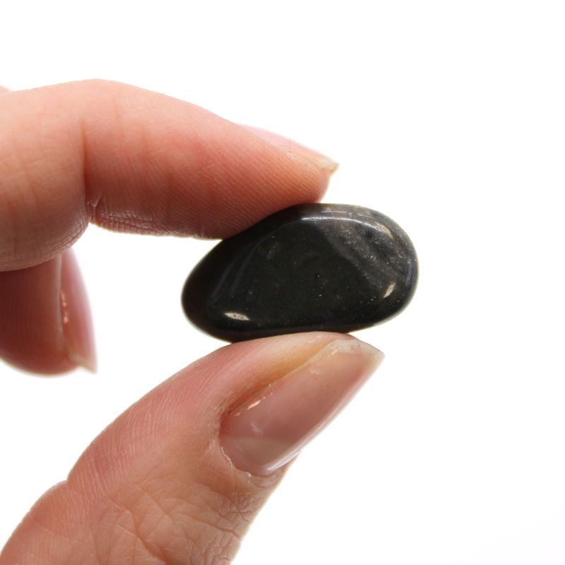 Small African Tumble Stone - Black Onyx