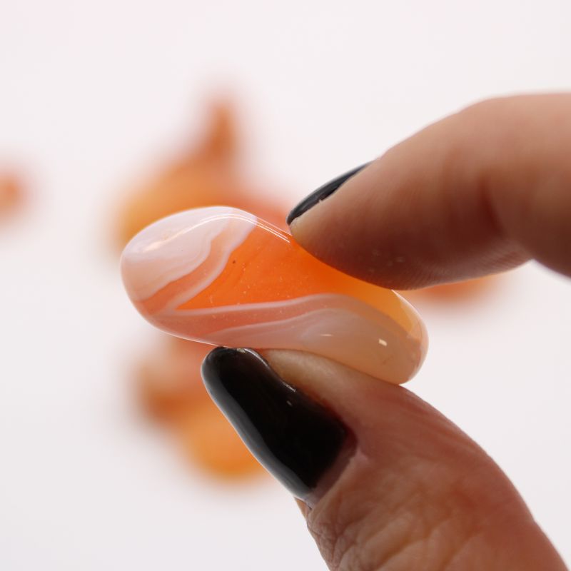 M Tumble Stone - Carnelian