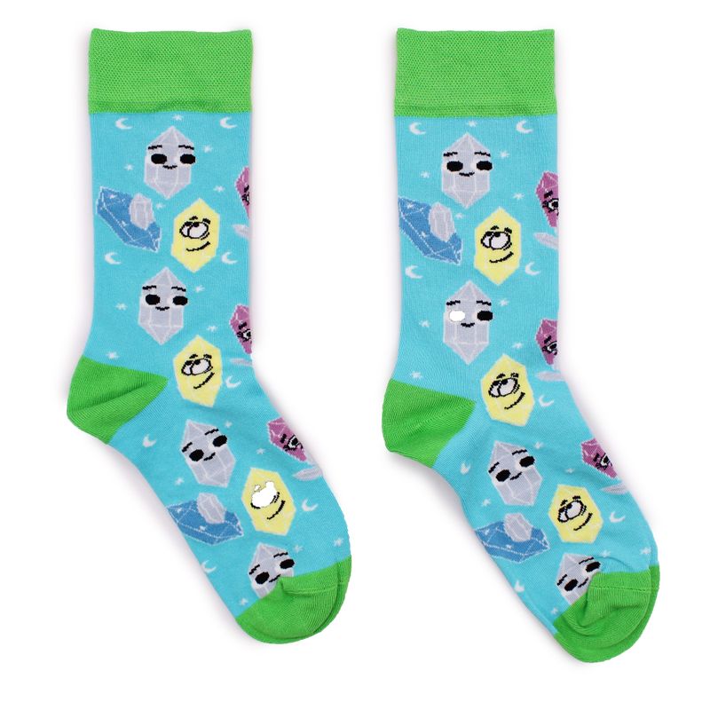 Hop Hare Bamboo Socks - Lucky Gemstones S/M