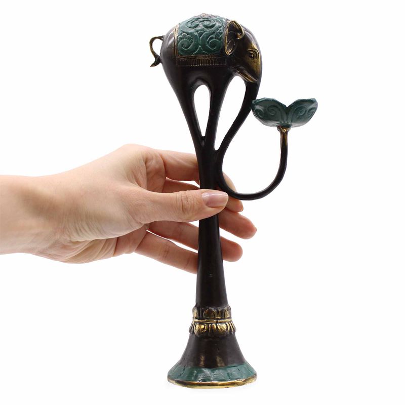 Large  Art Elephant Incense Holder