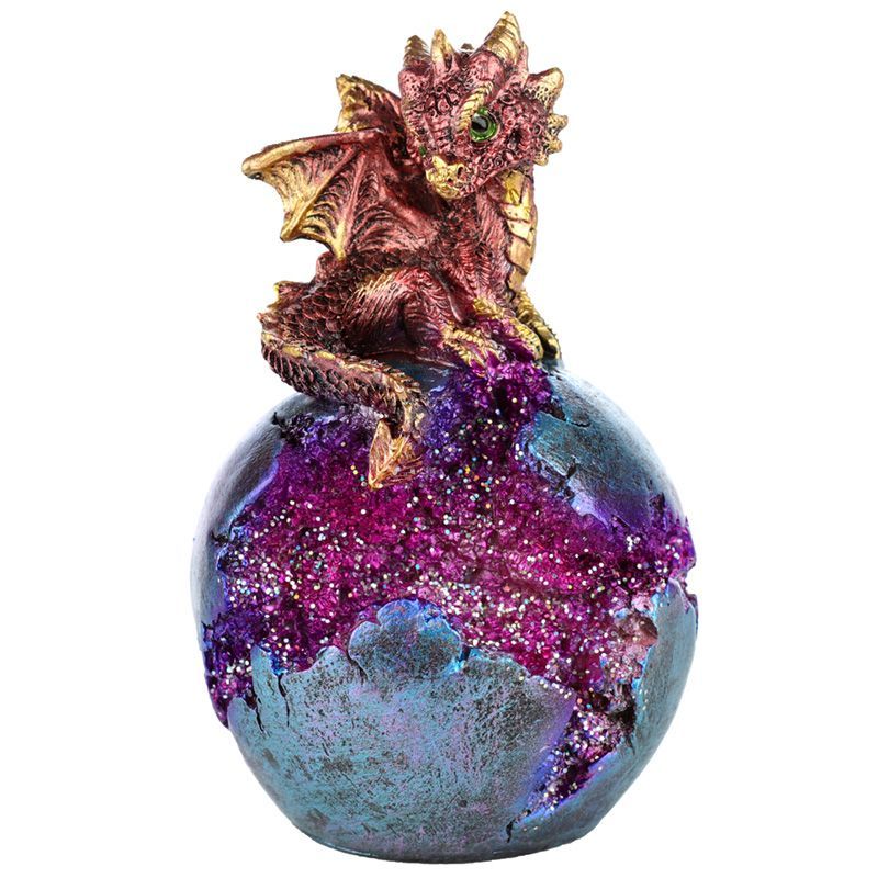 Baby Dragon LED Geode Dragon Egg (asst)