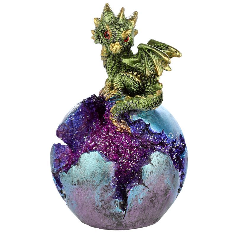 Baby Dragon LED Geode Dragon Egg (asst)
