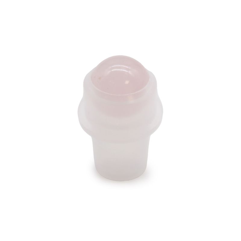 Gemstone Roller Tip for Bottle - Rose Quartz