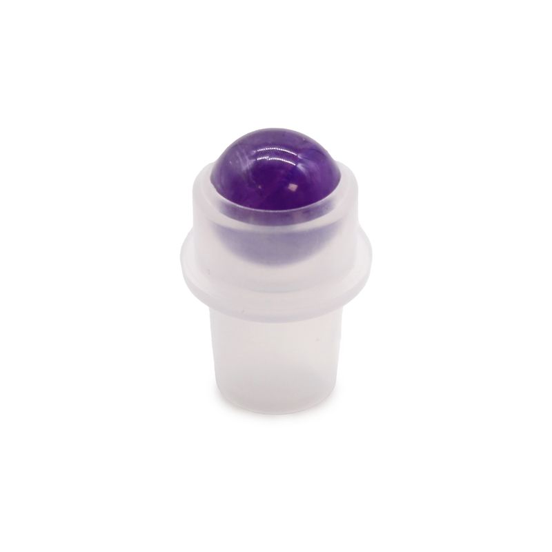 Gemstone Roller Tip for Bottle - Amethyst