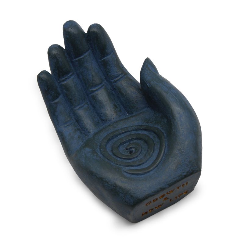 Hand Incense Holder - Fertility (blue)