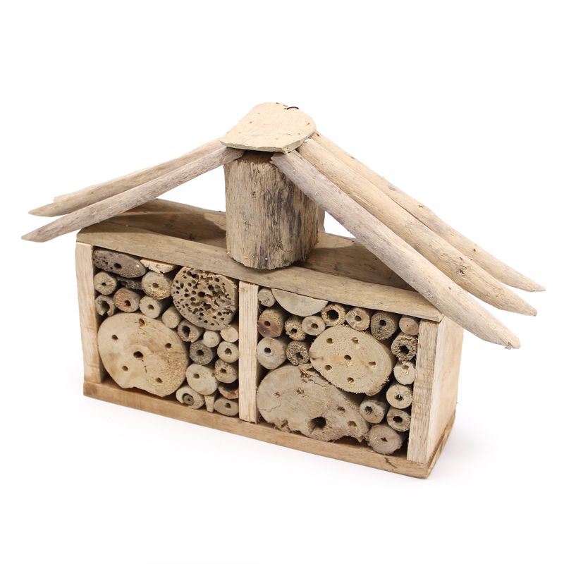 Driftwood Bee & Insect Wide-house Box