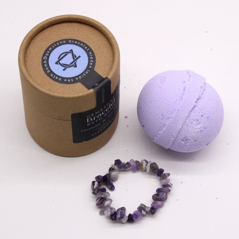 Amethyst Crystal Jewellery Bath Bomb