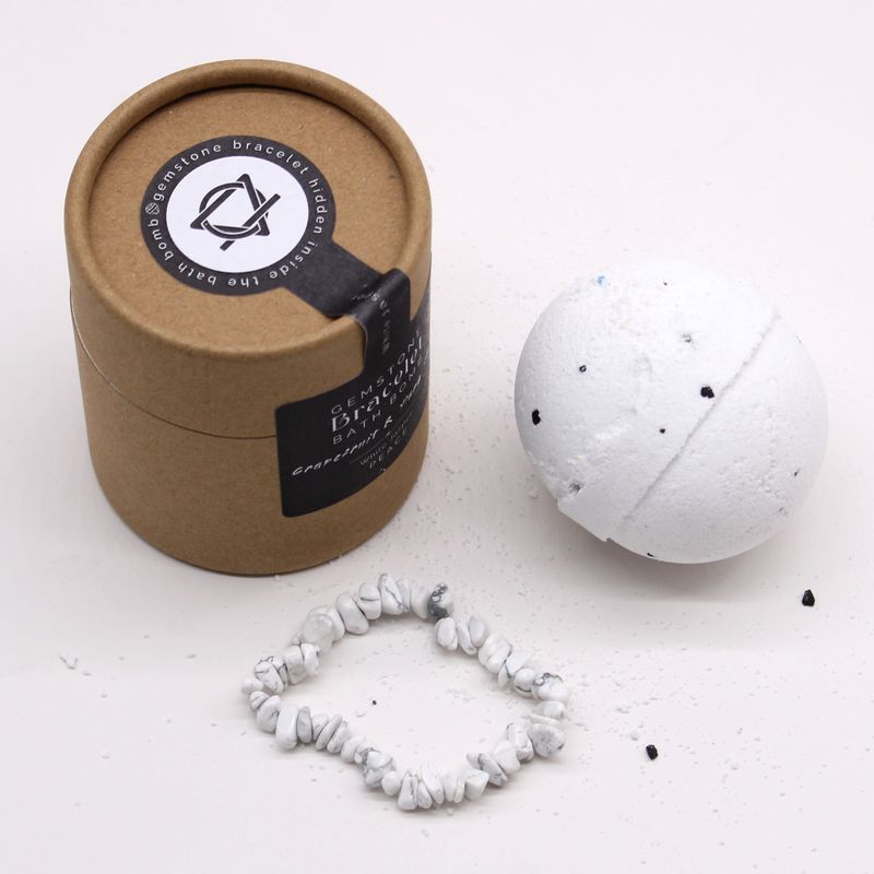 White Jasper Crystal Jewellery Bath Bomb