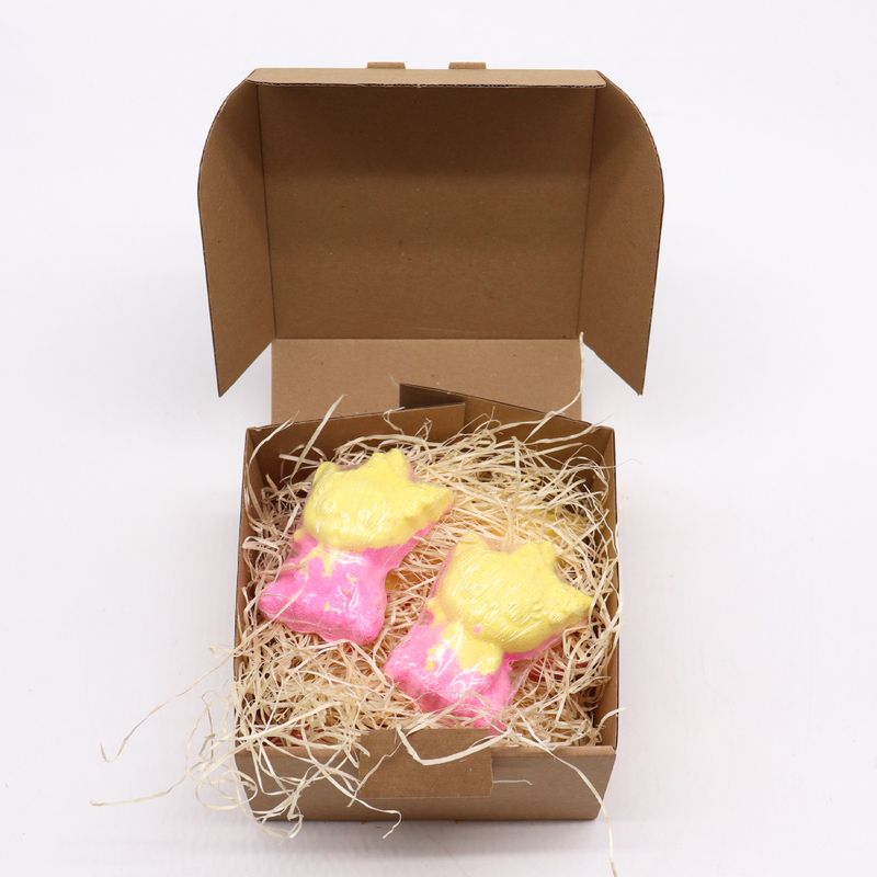 Cat Bath Bomb 80g - Banana