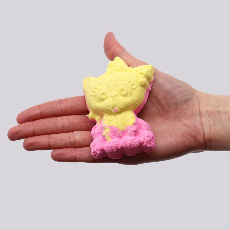 Cat Bath Bomb 80g - Banana